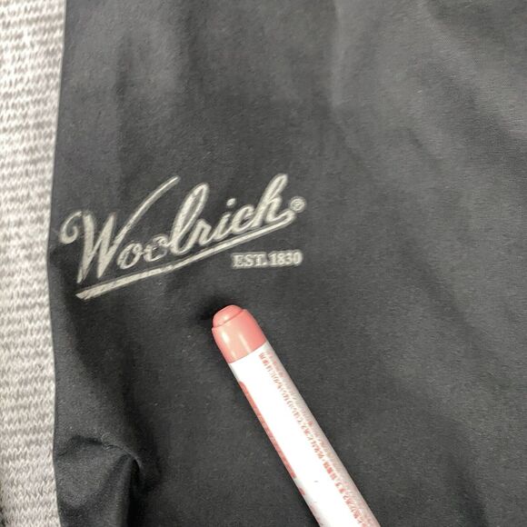 Woolrich Jacket Windbreaker Full Zip Rain Coat Hooded Women’s Small Black - Picture 3 of 16
